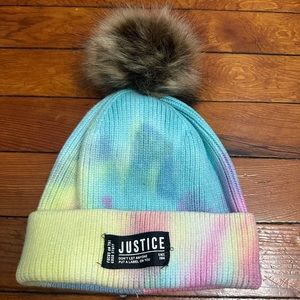 Justice Girls Tye Dye Hat New